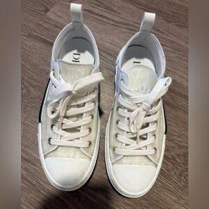Christian Dior Low-Top Sneaker White Dior Oblique Canvas